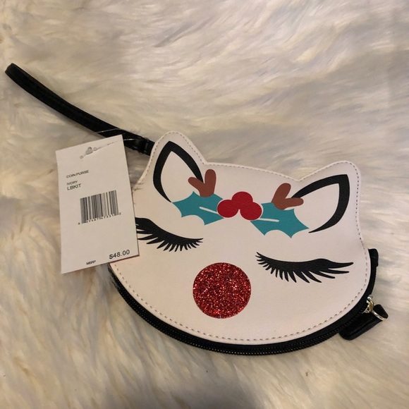 Betsey Johnson Handbags - betsey johnson reindeer wristlet